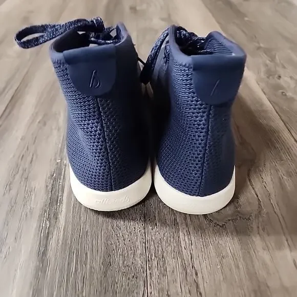 Allbirds Mens Tree Toppers Blue High Top Casual Shoes Sneakers Size 12 - Picture 3 of 8